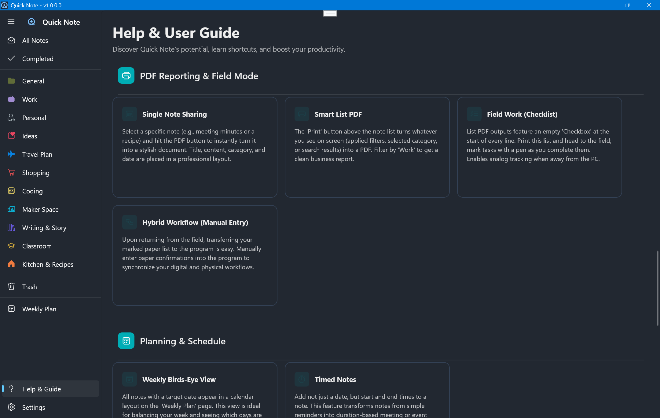 Miyanyedi Quick Note