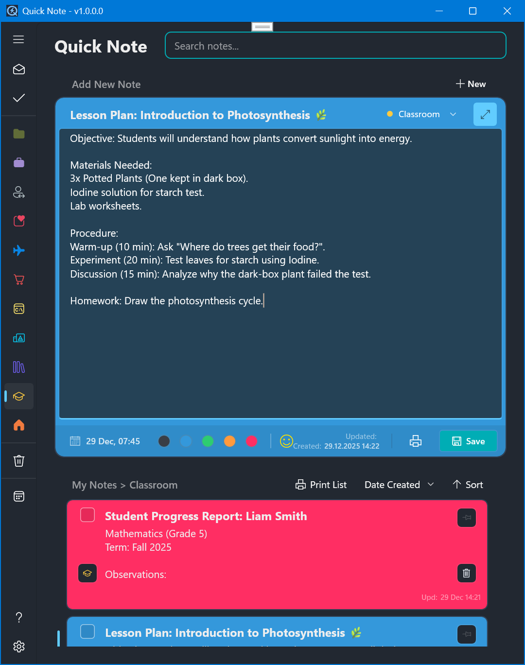 Miyanyedi Quick Note