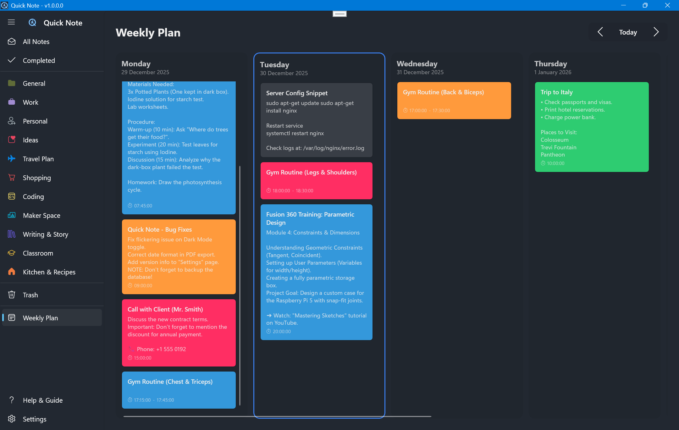Miyanyedi Quick Note