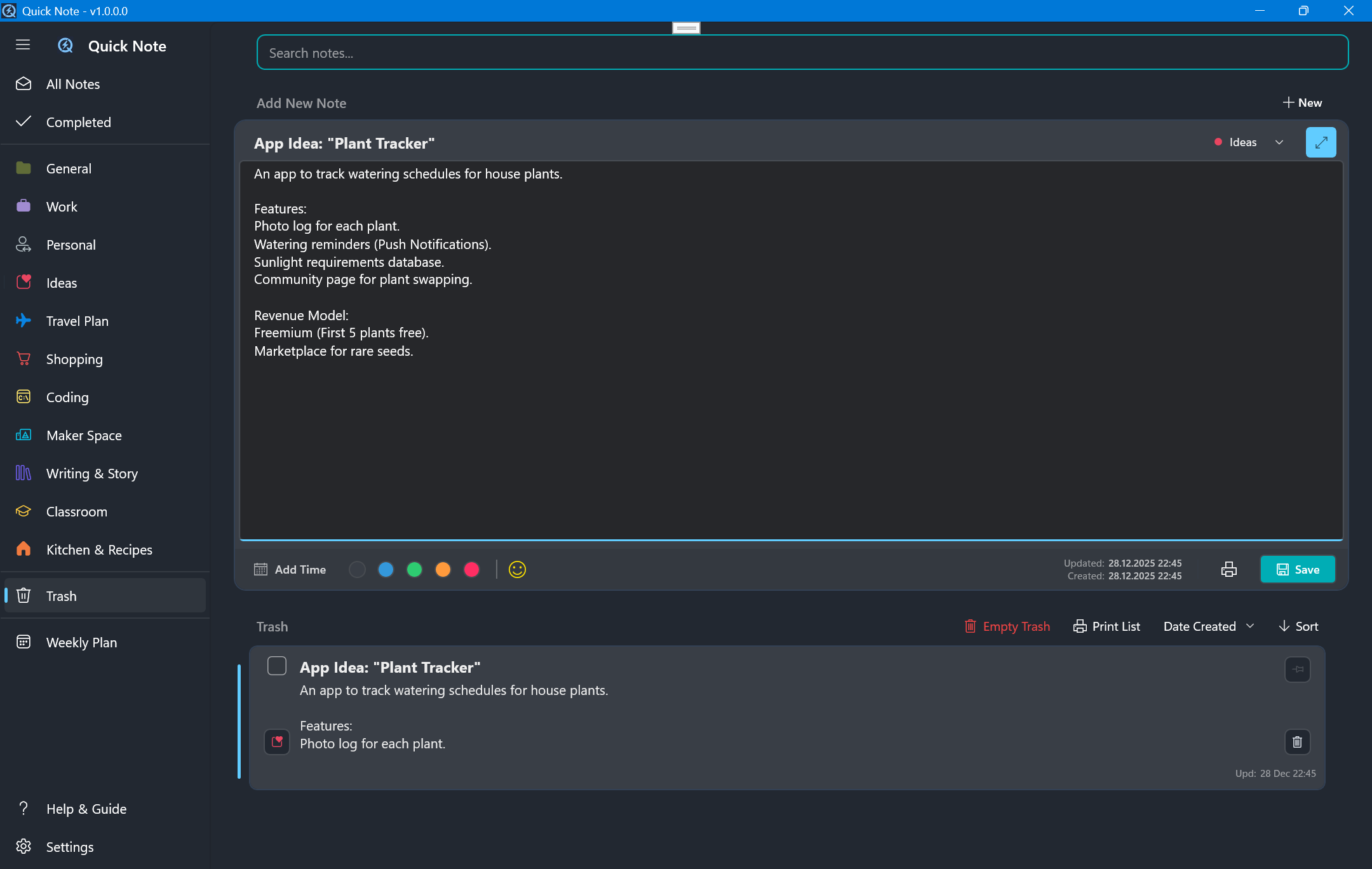 Miyanyedi Quick Note