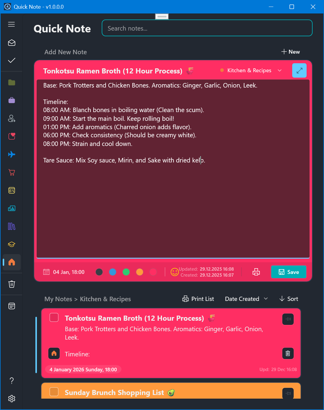 Miyanyedi Quick Note